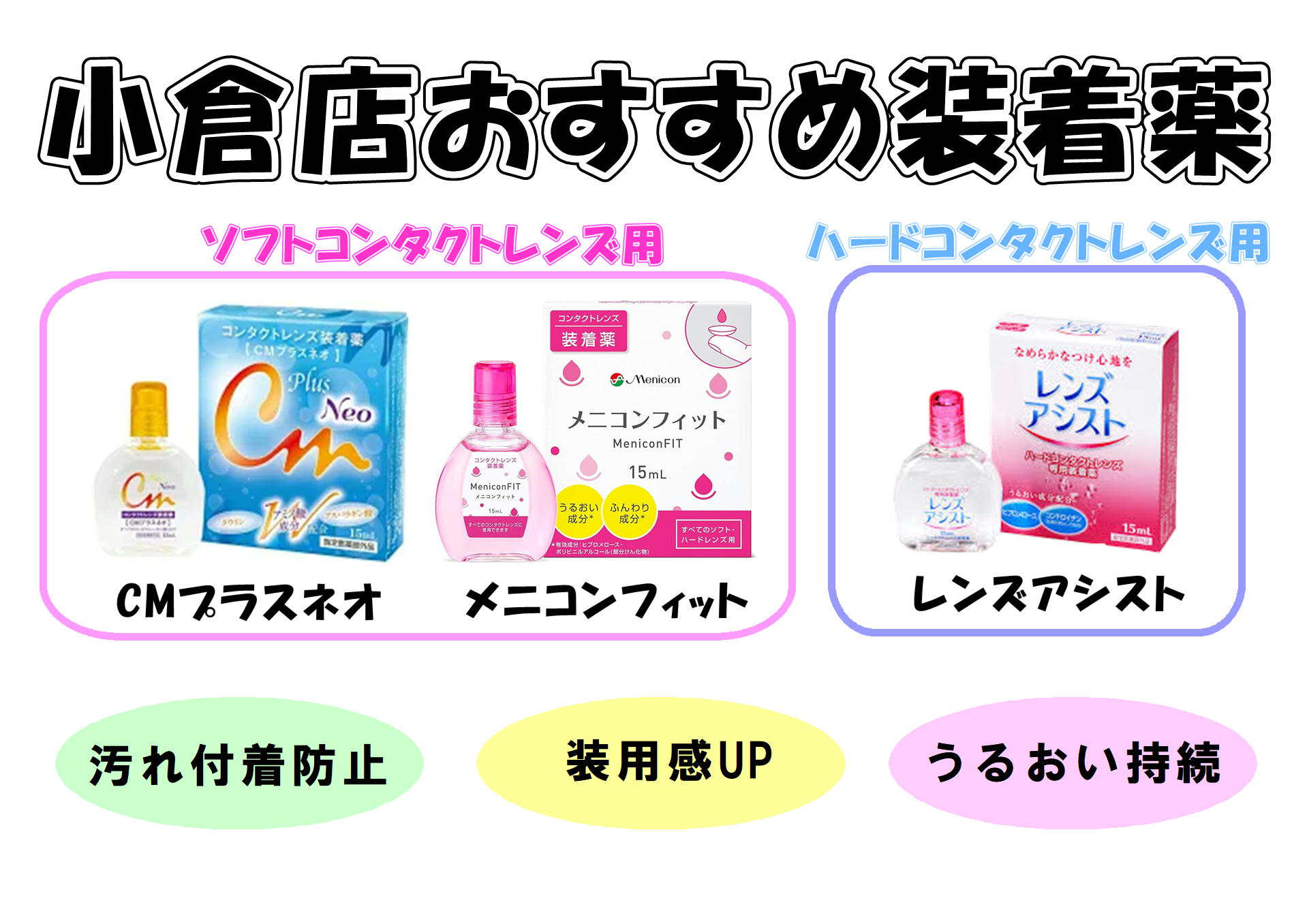 【小倉店】装着薬のご案内🤧