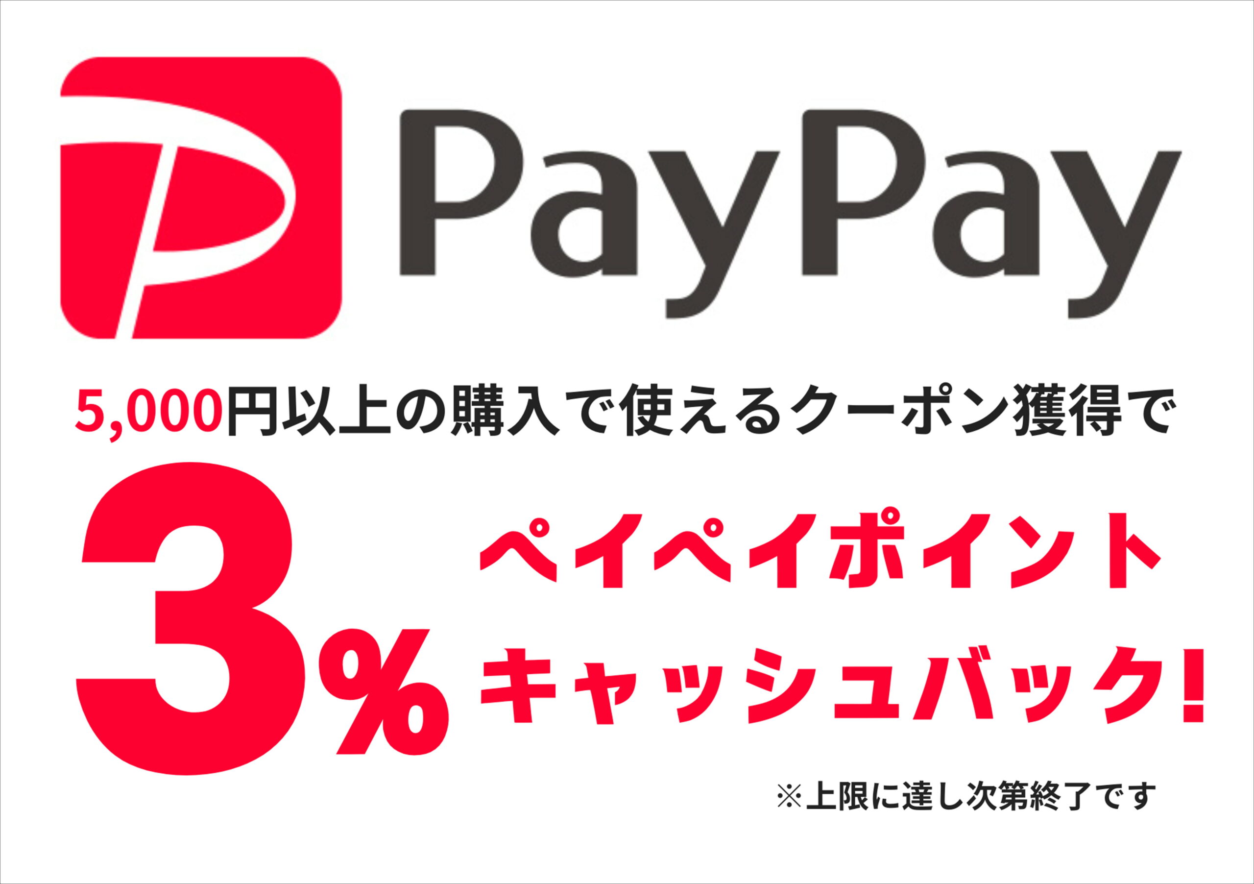 【城野店】PayPyaクーポン★