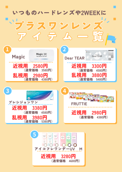【大橋駅前店】いつものレンズと別にプラスワンレンズはいかがでしょうか✨👀✨